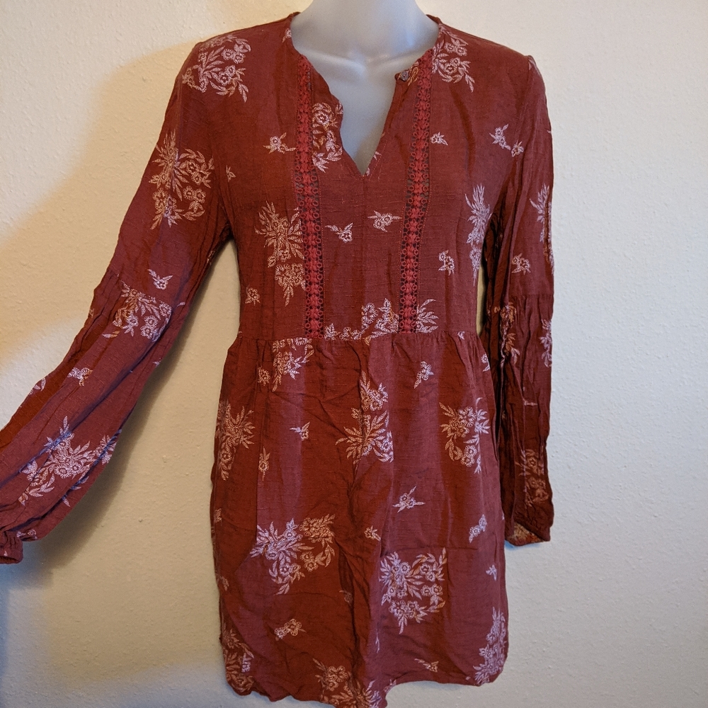 2/$20 Altar'd State floral pattern tunic dress